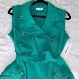Calvin Klein Turquoise Dress – Size 12 US – New with Tags